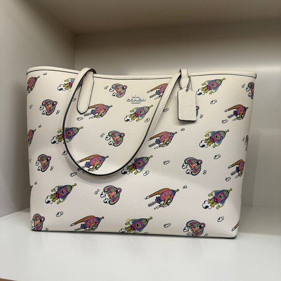 Coach Cosmic Rocket City Tote-CW030 - Picture 1 of 7